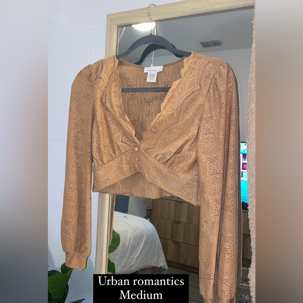 Tan blouse Urban Romantics